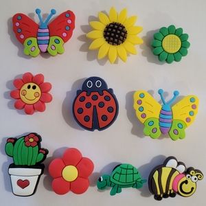10 pcs. Shoe charms for crocs